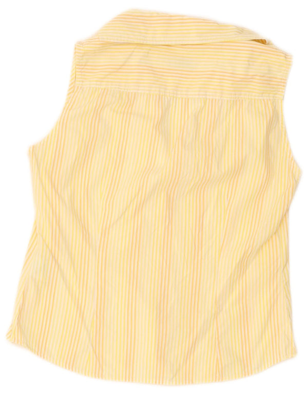Henry Cottons Chemise Sans Manches Femme IT 42 Rayé Jaune Moyen