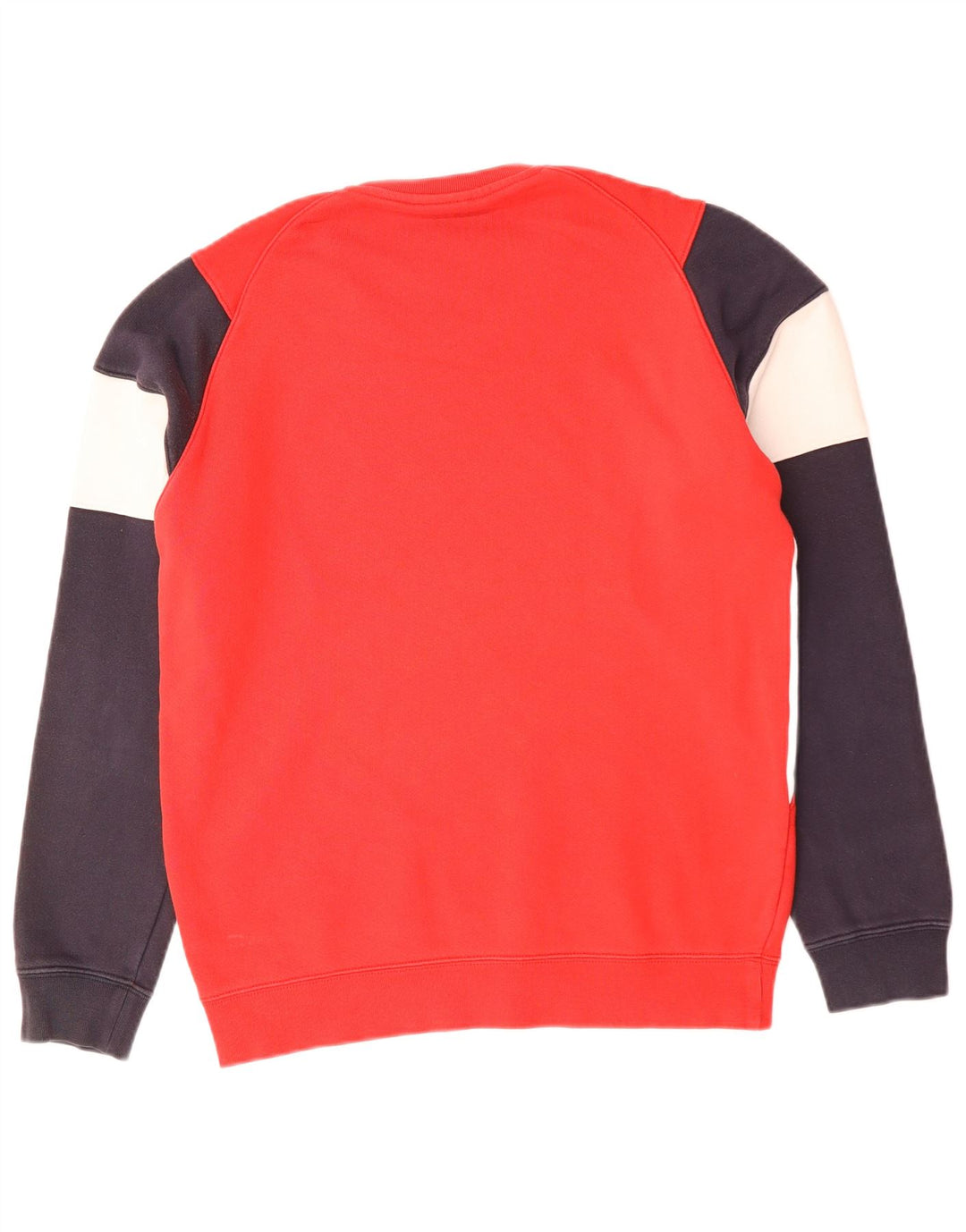 Champion Sweat-shirt graphique pour homme en coton color block Rouge Petit