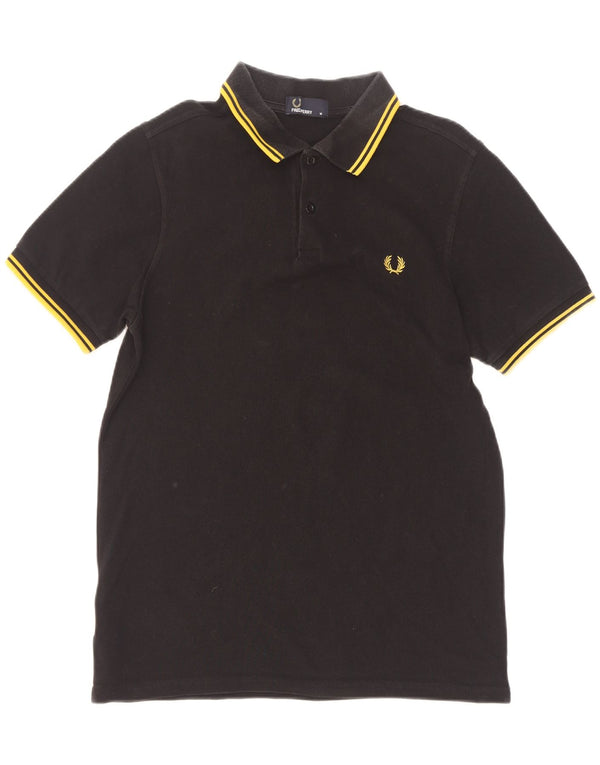 Fred Perry Polo Homme Coton Rayé Noir Moyen