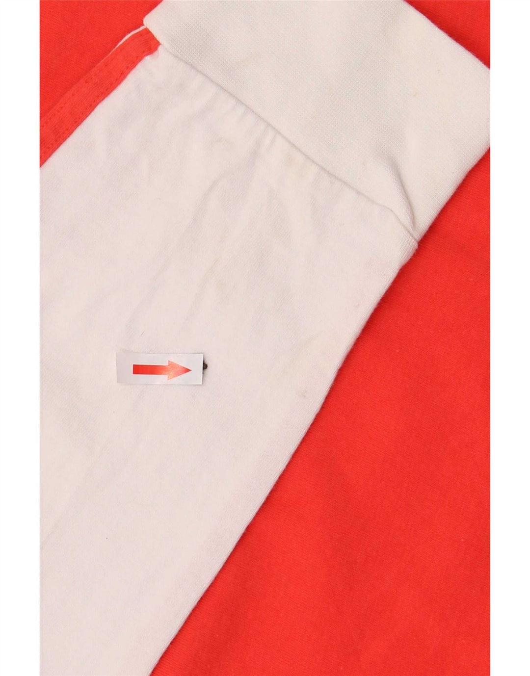 Adidas Haut à manches longues en coton color block rouge moyen pour homme