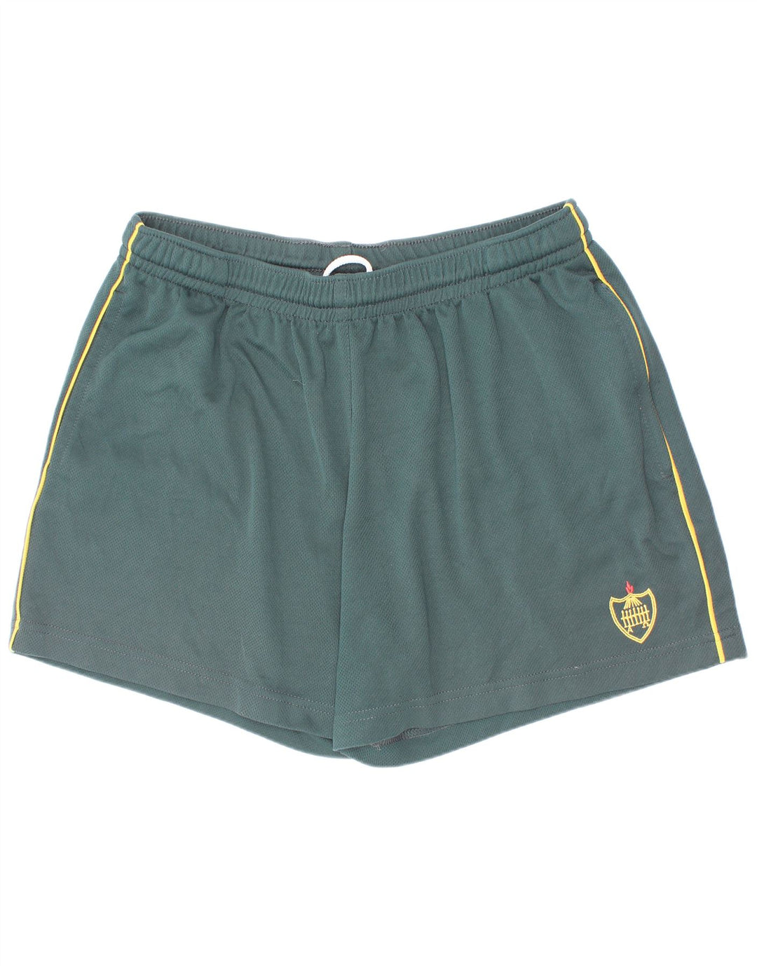 Champion Short de Sport Garçon 11-12 Ans Vert Polyester