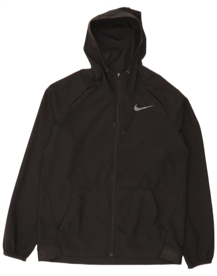 Veste de survêtement à capuche Nike Dri Fit Graphic pour homme, noir moyen