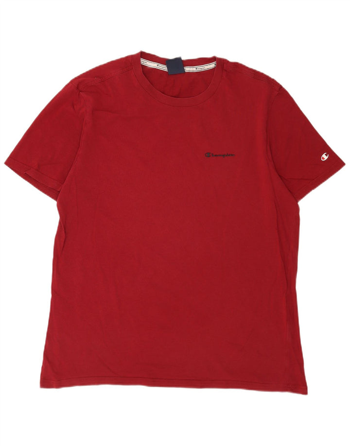 Champion T-Shirt Homme XL Bordeaux