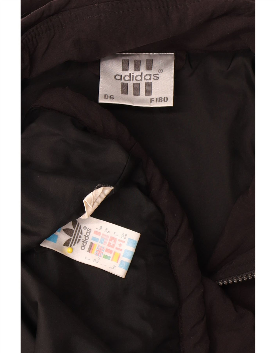 Adidas Veste coupe-vent graphique pour homme UK 40/42 Noir moyen Colourblock