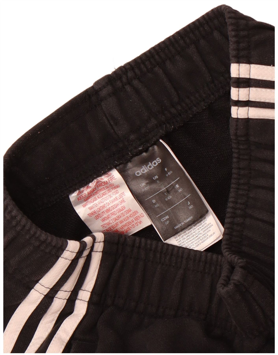 Adidas Short de Sport Garçon 9-10 Ans Noir Coton