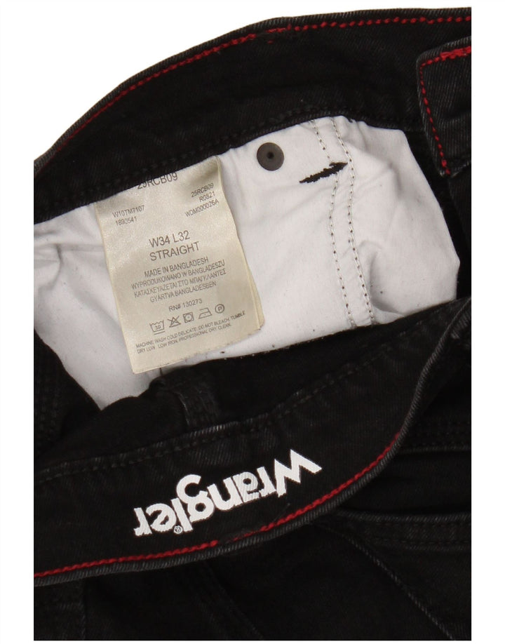 Wrangler Jean droit homme W34 L29 coton noir