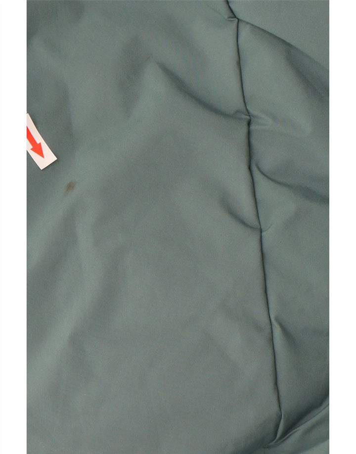 COLUMBIA Manteau rembourré à capuche pour homme UK 38 Bleu moyen Polyester colour block