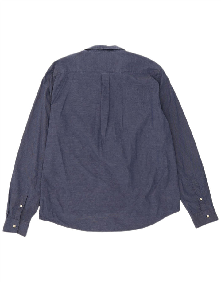 Superdry Chemise Regular Fit XL Bleu Coton