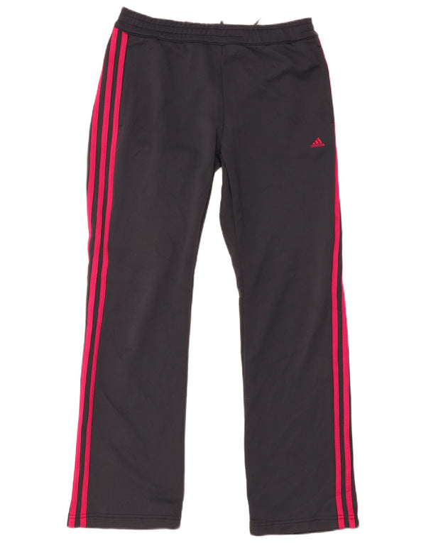 Adidas Pantalon de survêtement pour femme Joggers UK 12 Gris moyen Polyester