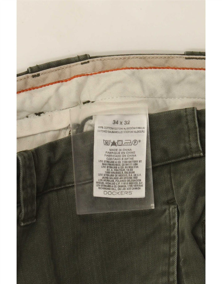 Dockers Jean droit homme W34 L32 kaki coton