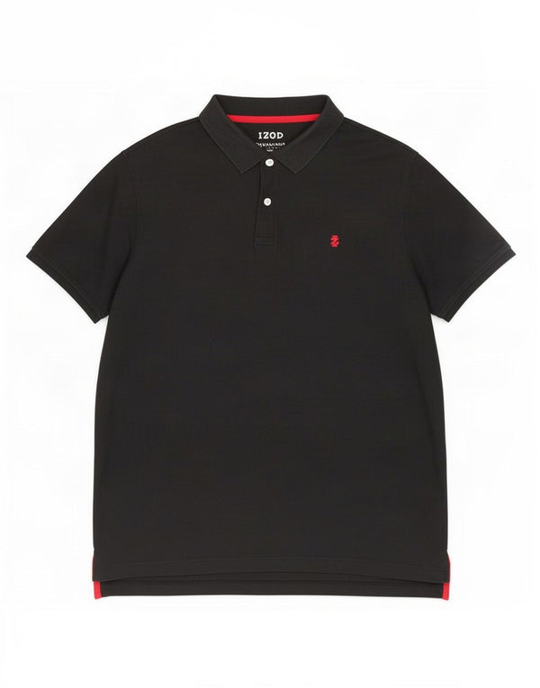 Izod Polo Homme XL Noir Coton