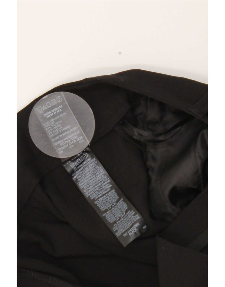 Marks & Spencer Jupe crayon pour femme UK 12 Medium W30 Noir Polyester