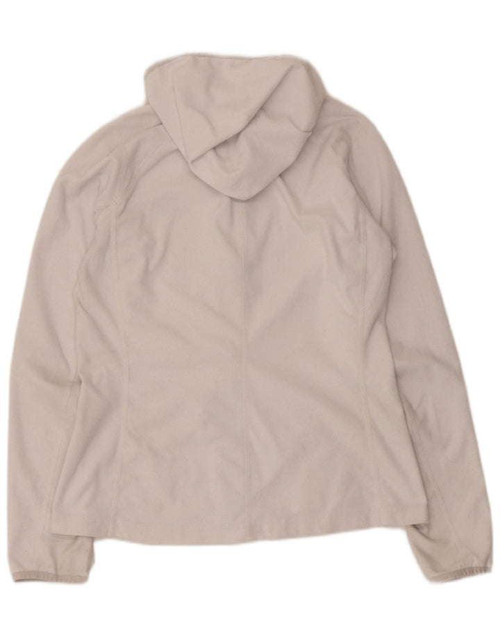 The North Face Veste polaire à capuche pour femme UK 12 Medium Blanc Polyester