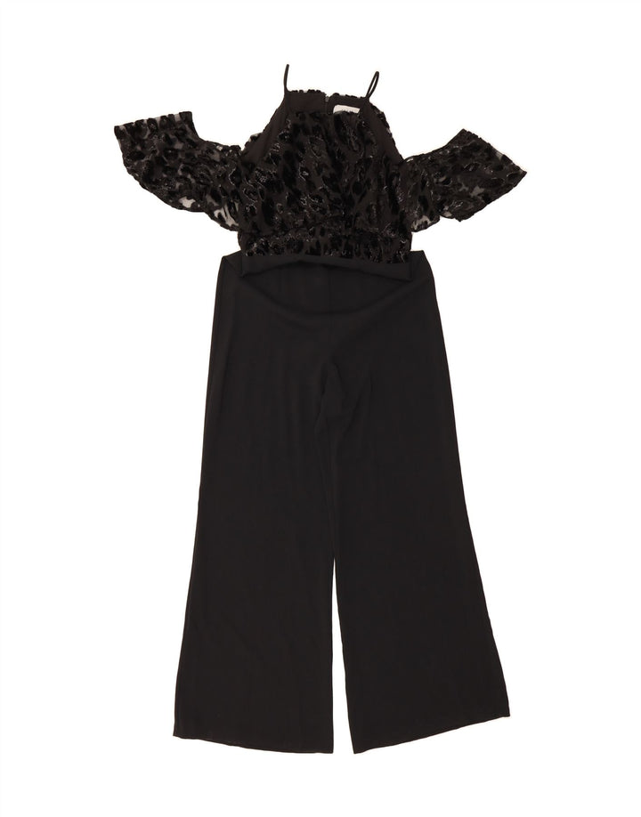 COAST Womens Off Shoulder Jumpsuit UK 10 Small  Black Vintage Coast and Second-Hand Coast from Messina Hembry 