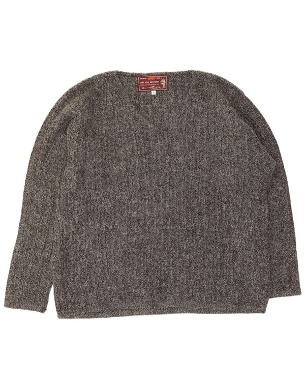 Rifle Pull col V pour homme en acrylique gris Taille L