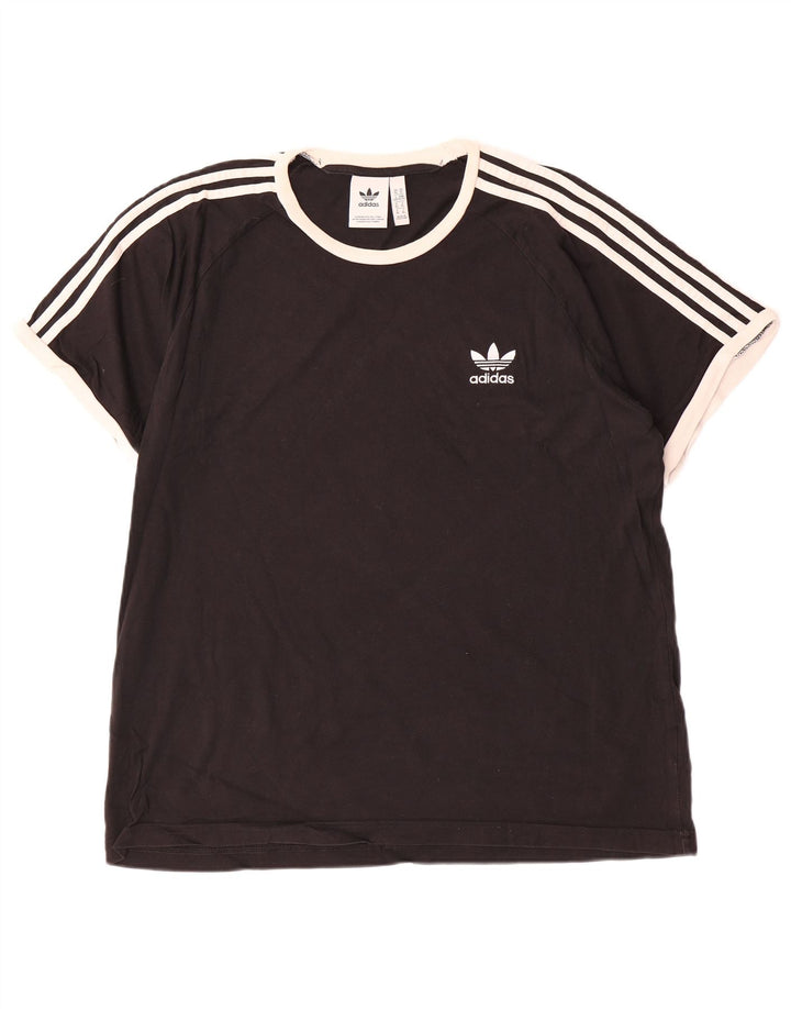 Adidas T-Shirt Homme Top XL Noir Coton