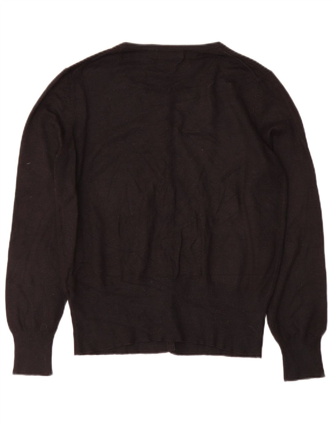 Marks & Spencer Pull Cardigan pour Femme UK 14 Medium Noir