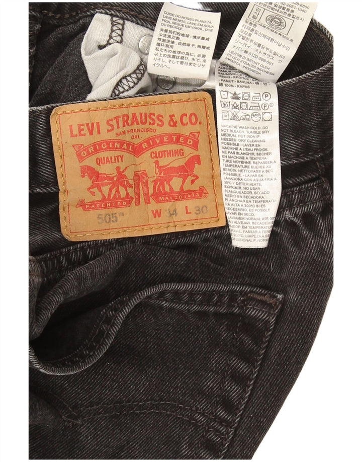 Levi's Jean Droit 505 Homme W34 L30 Noir Coton
