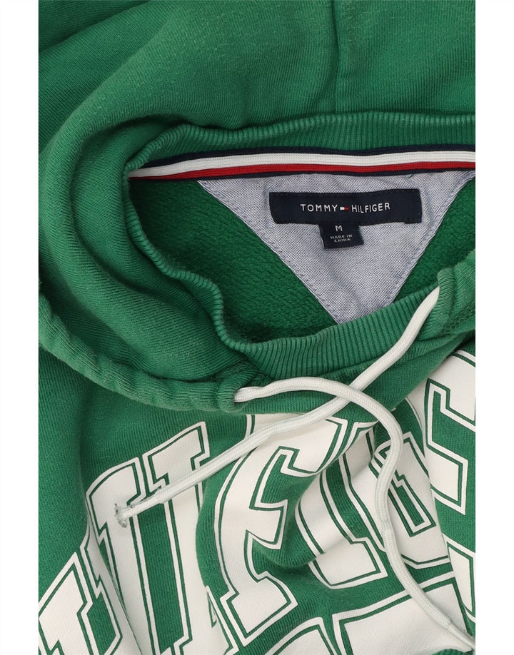 Tommy Hilfiger Pull à Capuche Graphique Homme Vert Moyen