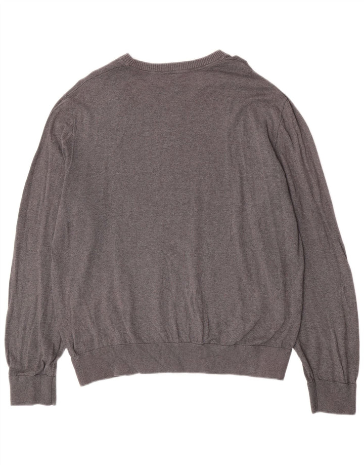Gap Pull Col Rond Homme XL Gris Coton