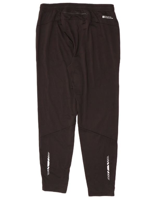 Mountain Warehouse Pantalon de Survêtement Homme Large Noir Polyester