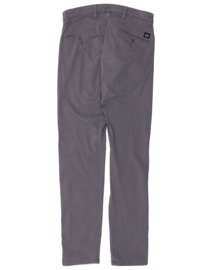 DOCKERS Pantalon Chino Skinny Homme W29 L32 Bleu Coton