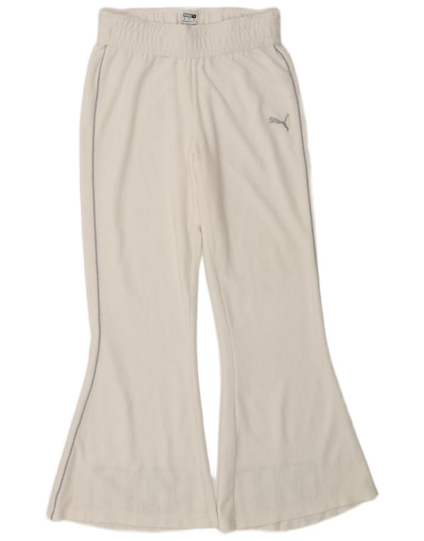 Puma Pantalon de Survêtement Graphic Flare Femme XS Blanc Colorblock Sports