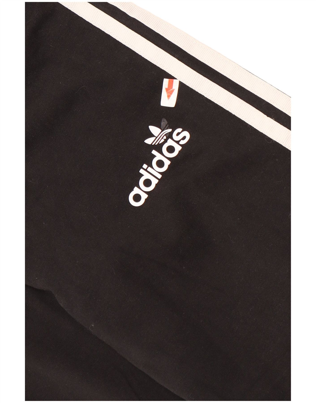 Adidas Leggings Femme UK 12 Coton Noir Moyen