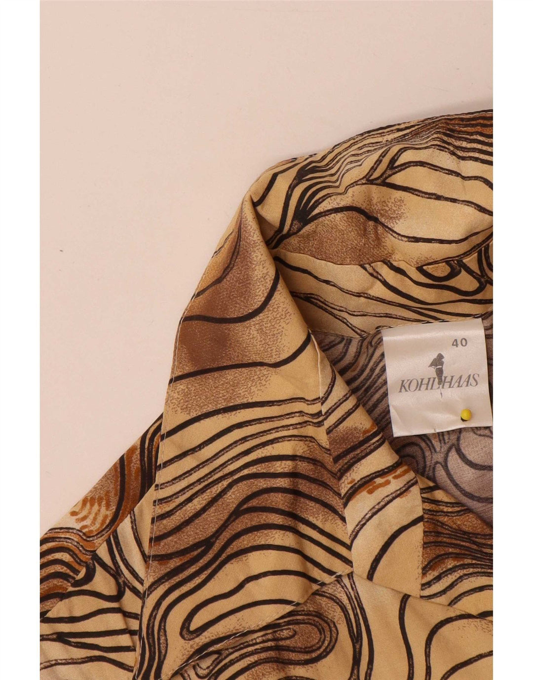 Kohlhaas Chemisier Femme EU 40 Marron Moyen Tie Dye Viscose