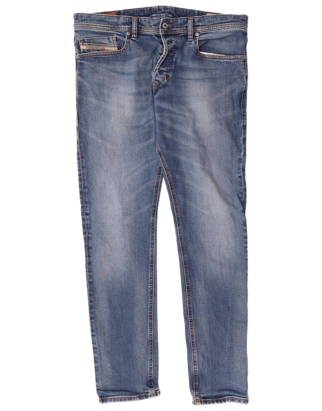 DIESEL Jean Slim Tepphar Carrot Homme W34 L32 Bleu Coton