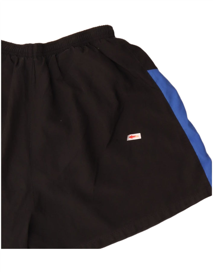 Short de sport Nike pour hommes, petit, en polyester color block noir