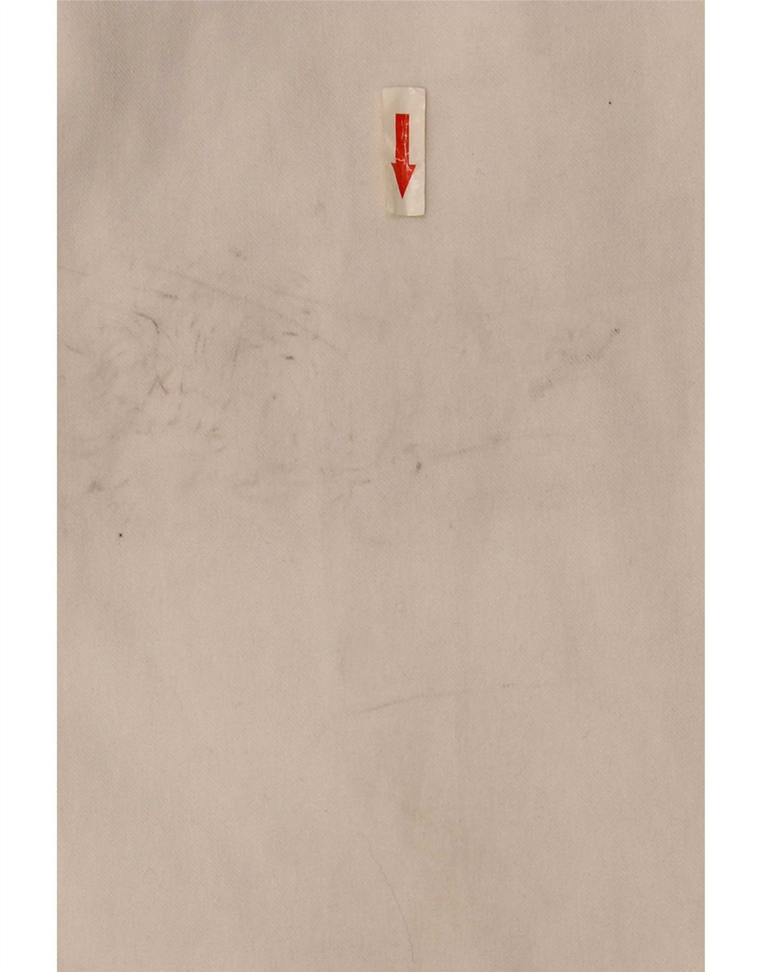 Zara Pantalon Chino Slim Homme EU 44 Large W34 L30 Blanc Polyester