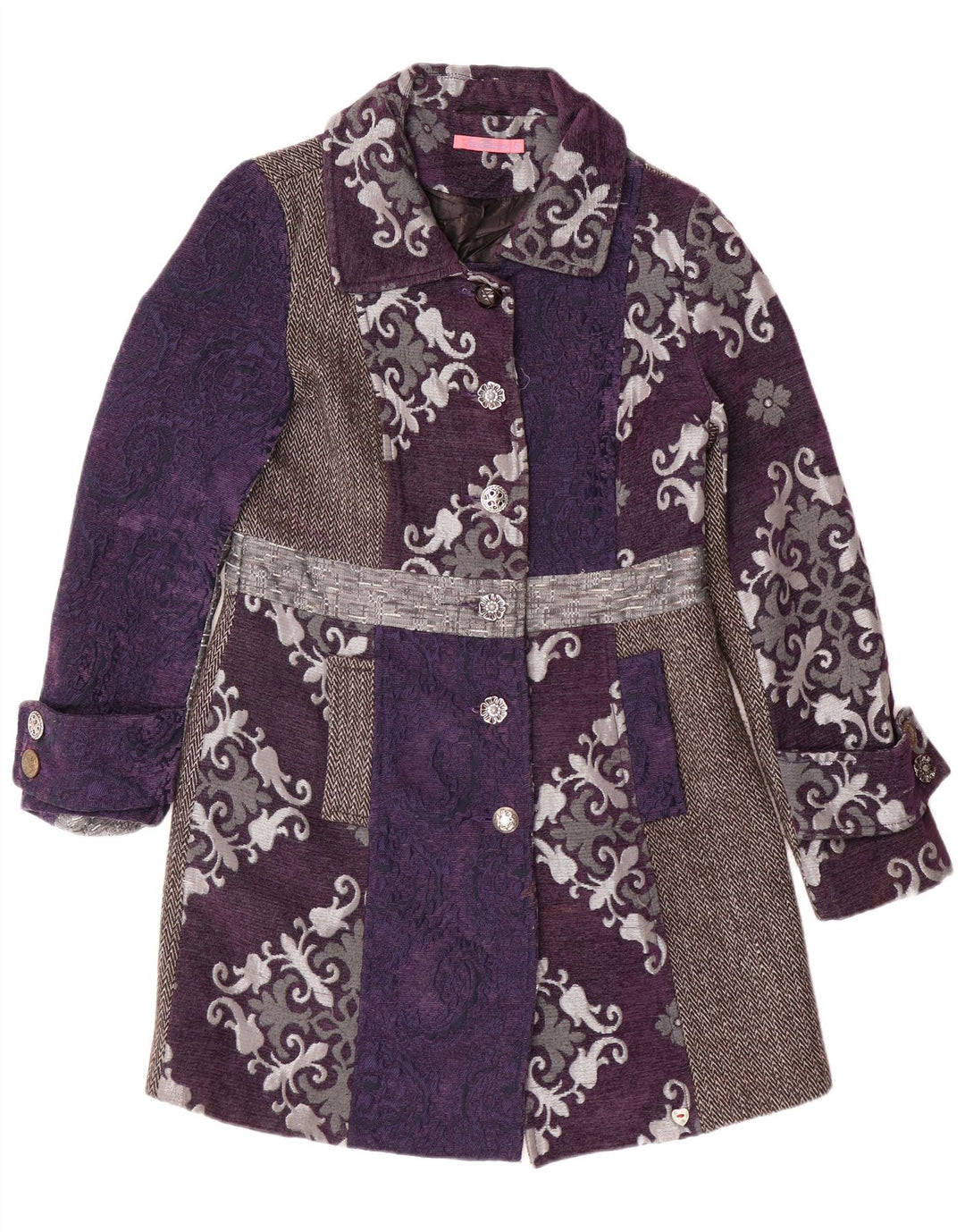 JOE BROWNS Manteau pour femme UK 12 Moyen Violet Floral Classique