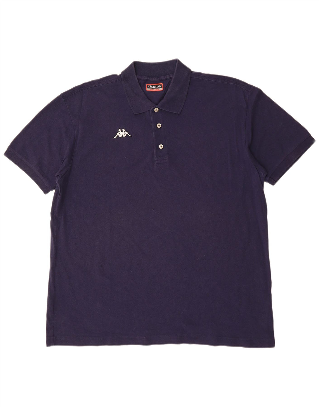 KAPPA Polo Homme 3XL Bleu Marine Coton