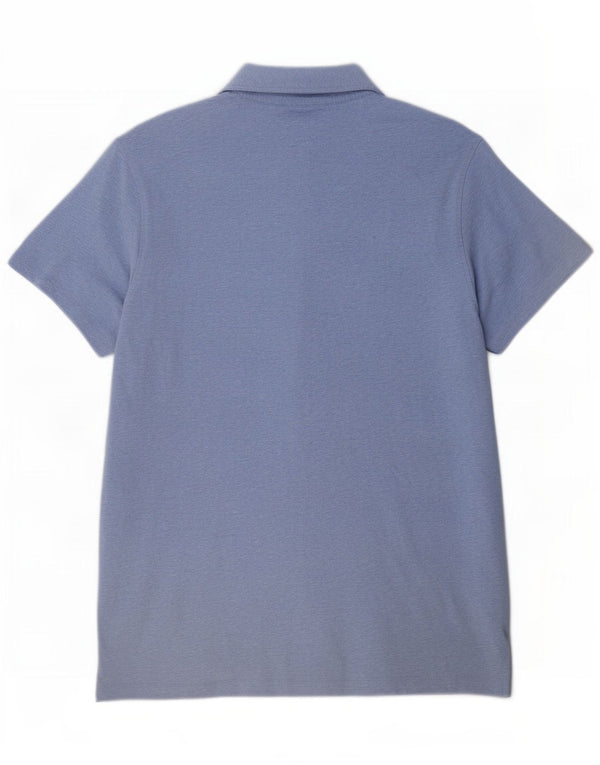 Tommy Hilfiger Polo Slim Fit pour hommes en coton moucheté bleu moyen
