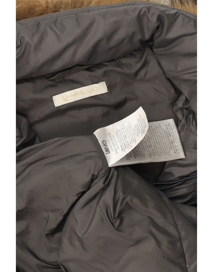Liu Jo Veste matelassée à capuche fille 11-12 ans Gris Polyamide
