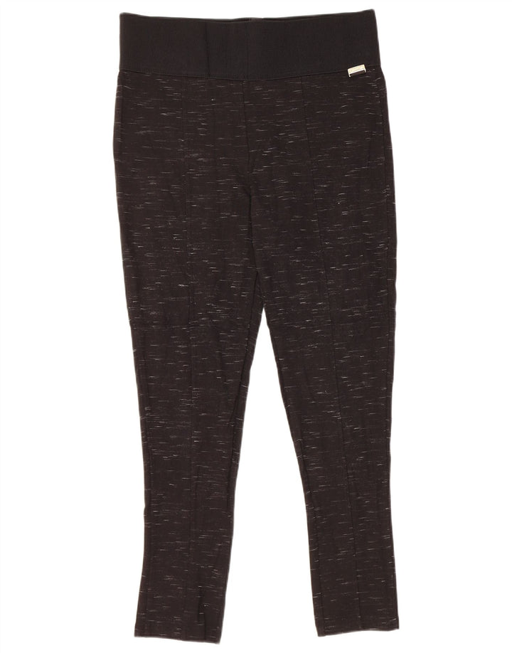 Calvin Klein Leggings pour femme UK 14 Grande rayonne mouchetée noire