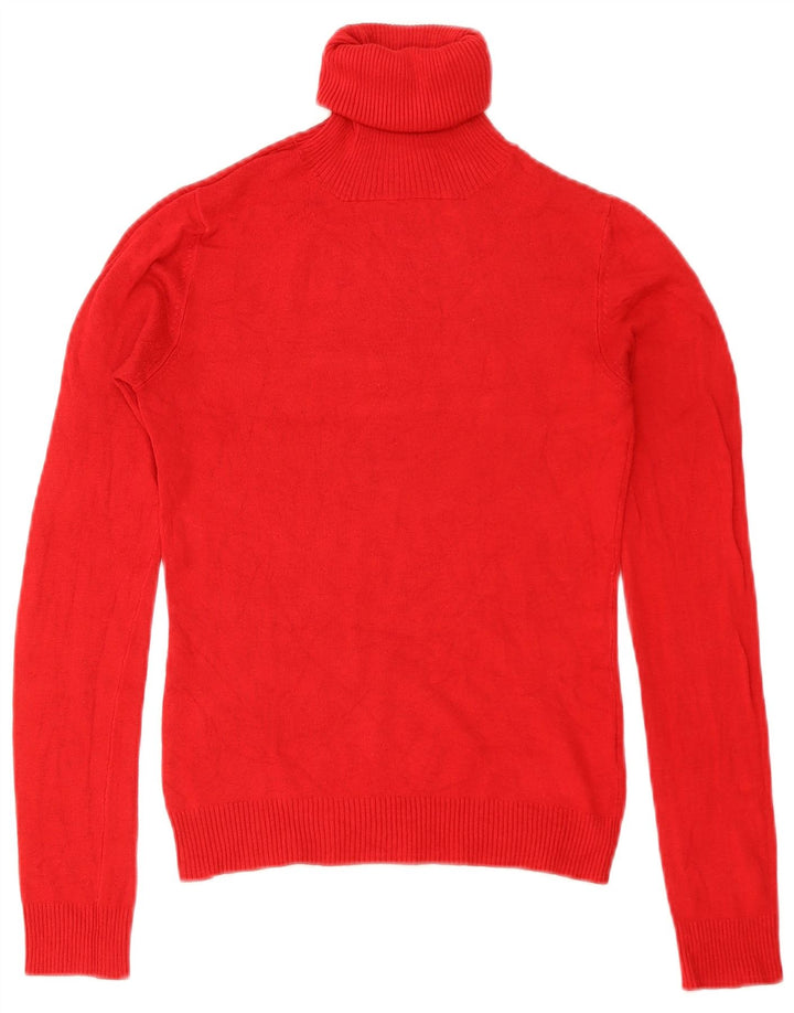 Zara Pull col roulé pour femme UK 10 Petit Rouge