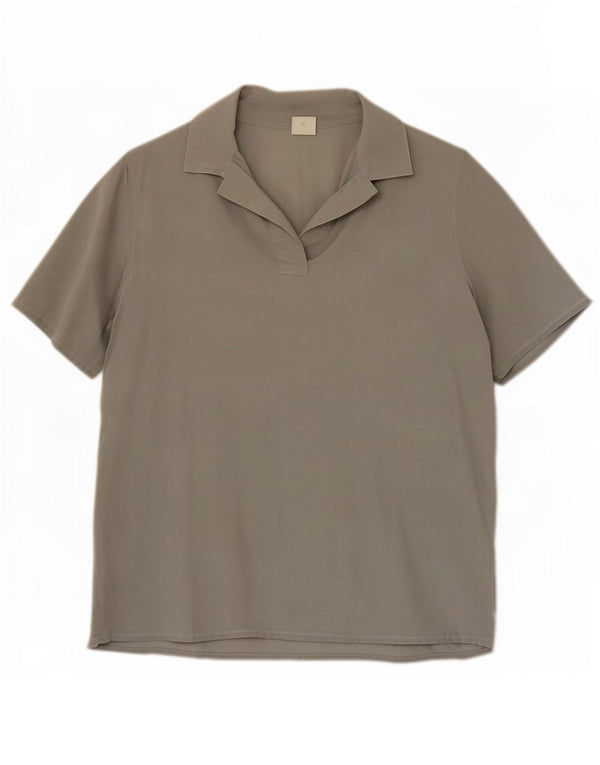 Andrea Mare Polo Femme IT 48 XL Gris Soie
