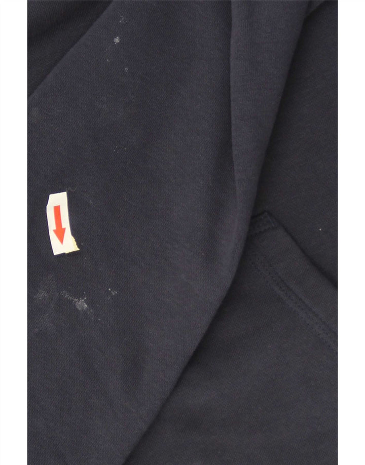 Nike Pull à capuche pour homme en coton bleu marine Taille S