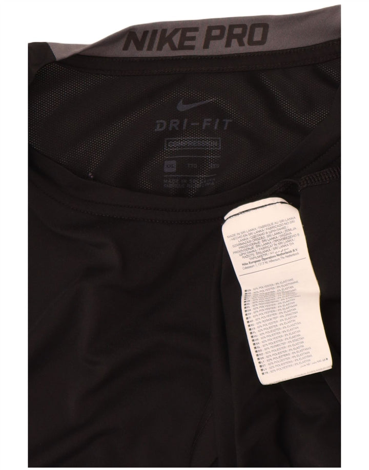 Nike Hommes Dri Fit T-Shirt Haut 2XL Noir Polyester