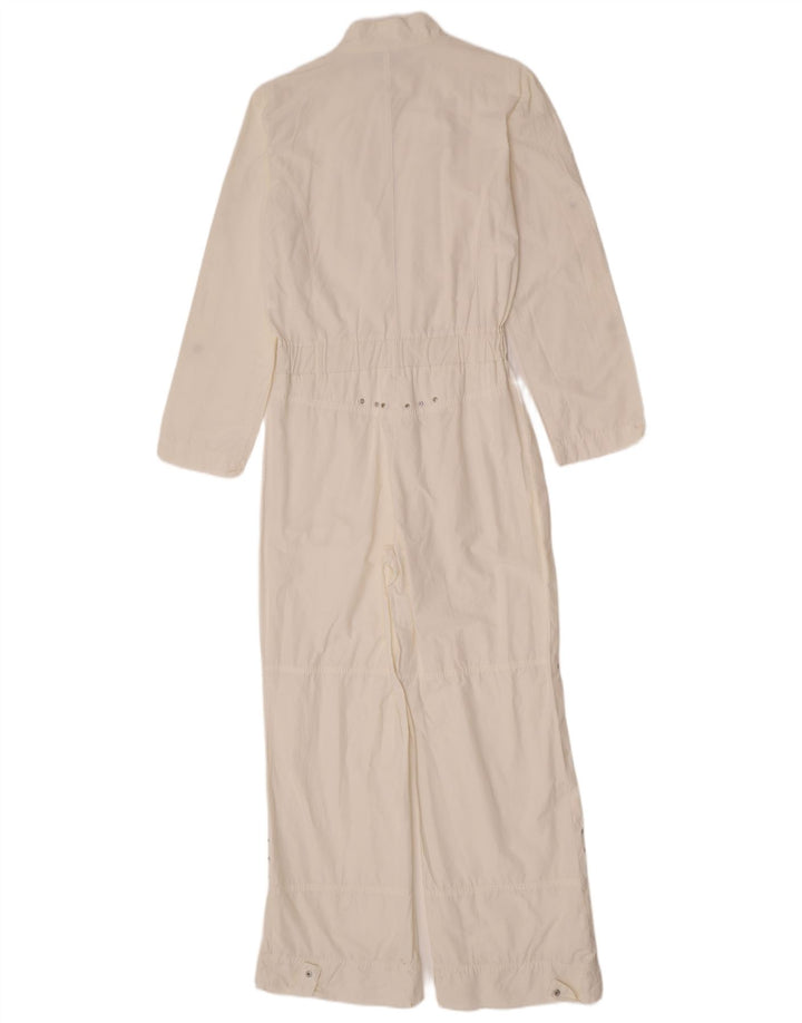 Tuzzi Combinaison à manches longues pour femme UK 12 en coton blanc moyen