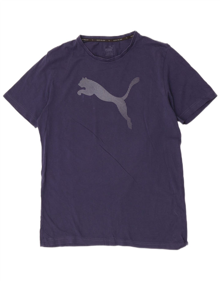Puma T-shirt graphique pour homme, grand, bleu marine