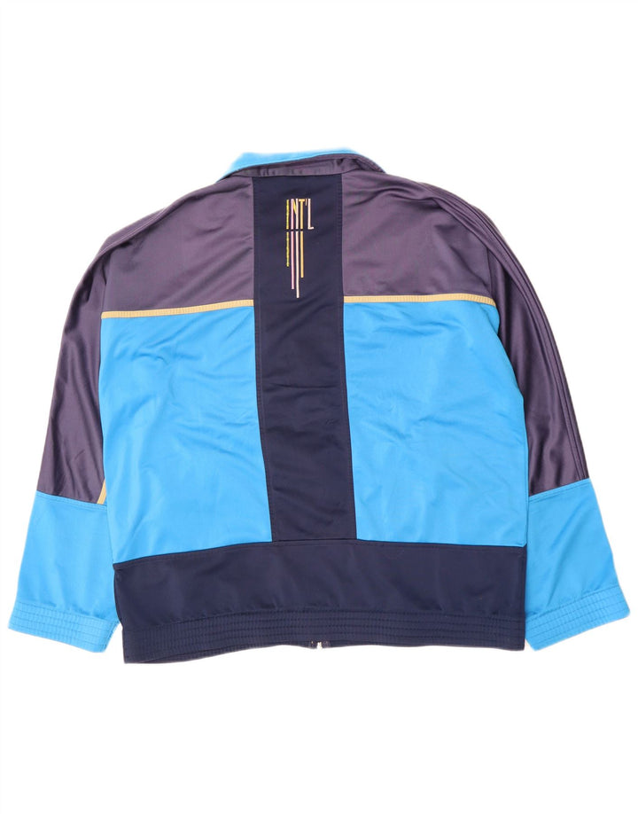 LOTTO Veste de Survêtement Graphique Homme Large Bleu Marine Colorblock