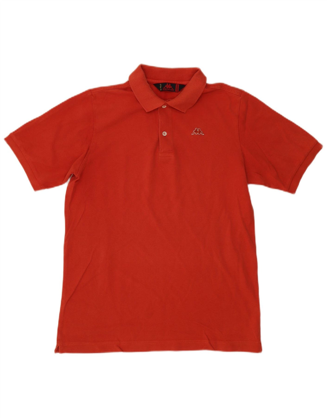 Kappa Polo Homme Orange Moyen Coton