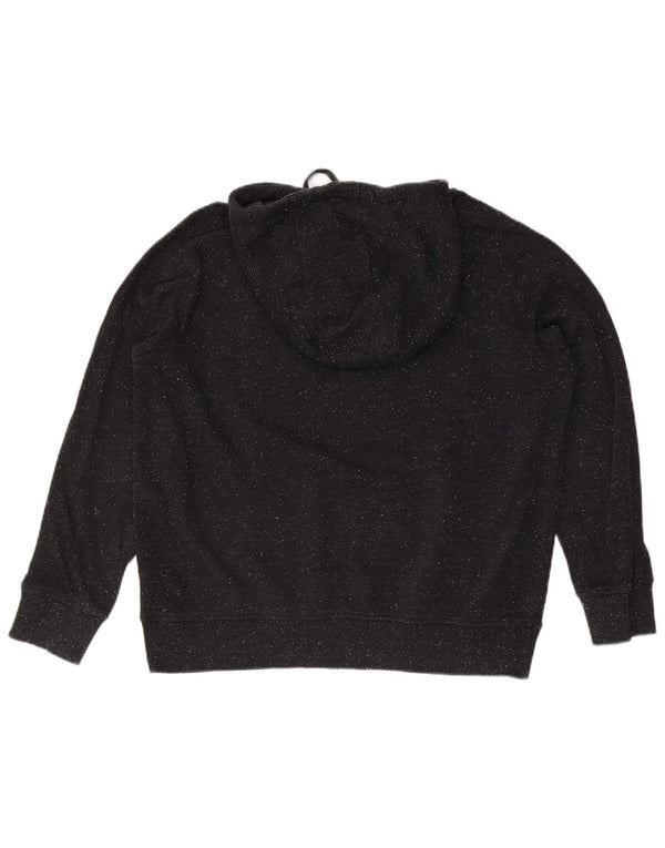 Under Armour Pull à capuche graphique pour femme UK 14 Medium Noir moucheté