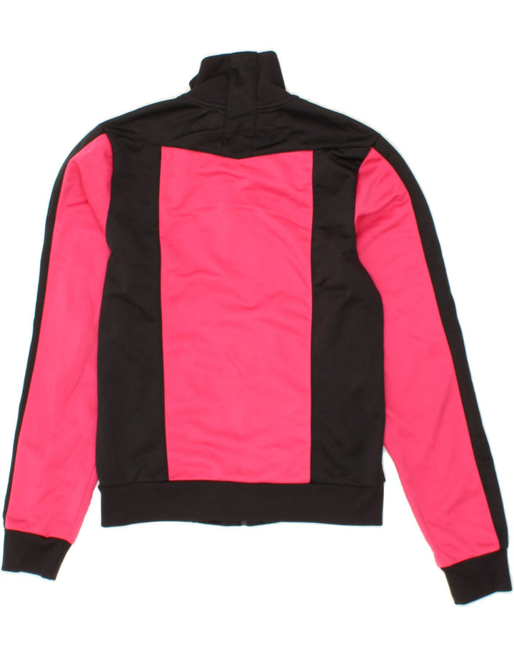 CONVERSE Womens Tracksuit Top Jacket UK 12 Medium Pink Colourblock Vintage Converse and Second-Hand Converse from Messina Hembry 