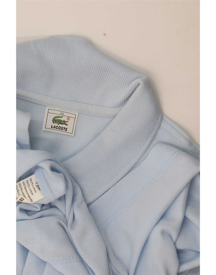 Lacoste Femme Chemise sans manches Blouse Taille 44 Grand Bleu Coton