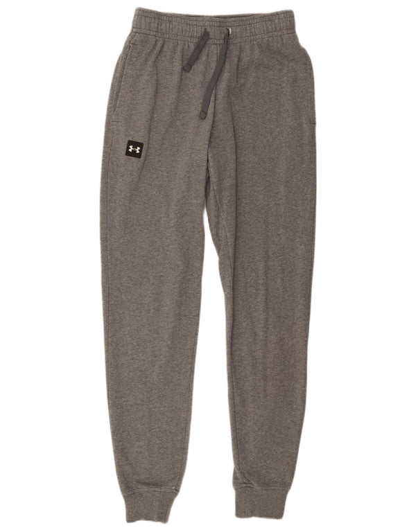 Under Armour Pantalon de survêtement pour homme Taille S/M Gris Coton