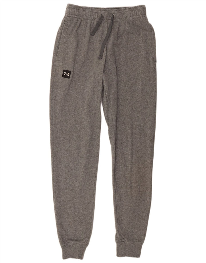 Under Armour Pantalon de survêtement pour homme Taille S/M Gris Coton